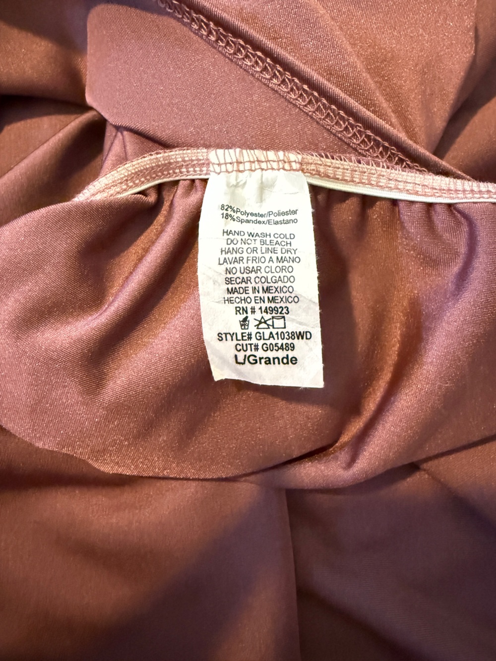 Windsor Dusty Rose Slip Maxi Dress - Picture 4 of 4